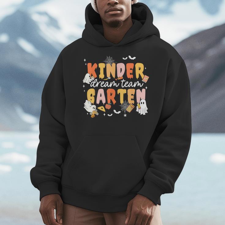 Kindergarten Dream Ghost Team Fall Halloween Spooky Teachers Men Hoodie, funny design Kindergarten Dream Ghost Team Fall Halloween Spooky Teachers Men Hoodie, funny design