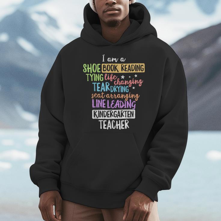 I Am A Kindergarten Teacher Shirt Creative Men Hoodie, funny design
