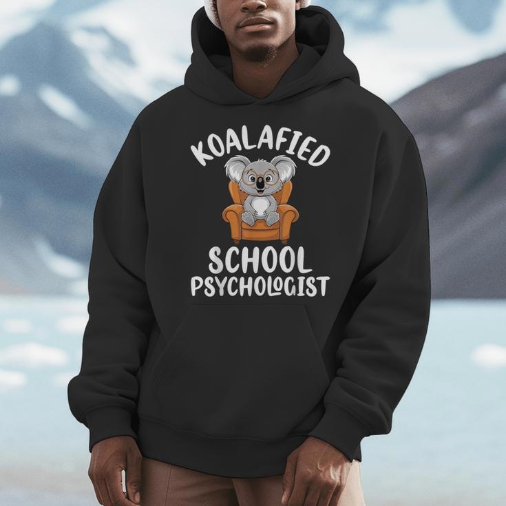 Koalafied School Psychologist Koala Lover Psychology Teacher Men Hoodie, funny design Koalafied School Psychologist Koala Lover Psychology Teacher Men Hoodie, funny design