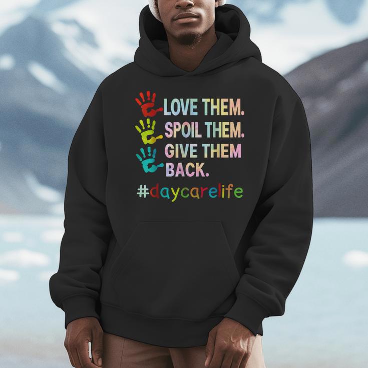 Love Daycare Provider Childcare Teacher Tie Dye Men Hoodie, funny design Love Daycare Provider Childcare Teacher Tie Dye Men Hoodie, funny design