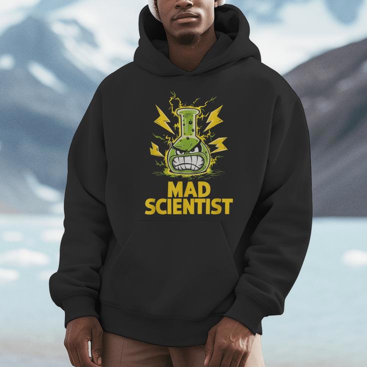 Mad Scientist Kids Youth Adult Science Teacher Chemistry Men Hoodie, Science Teacher Gifts, funny design