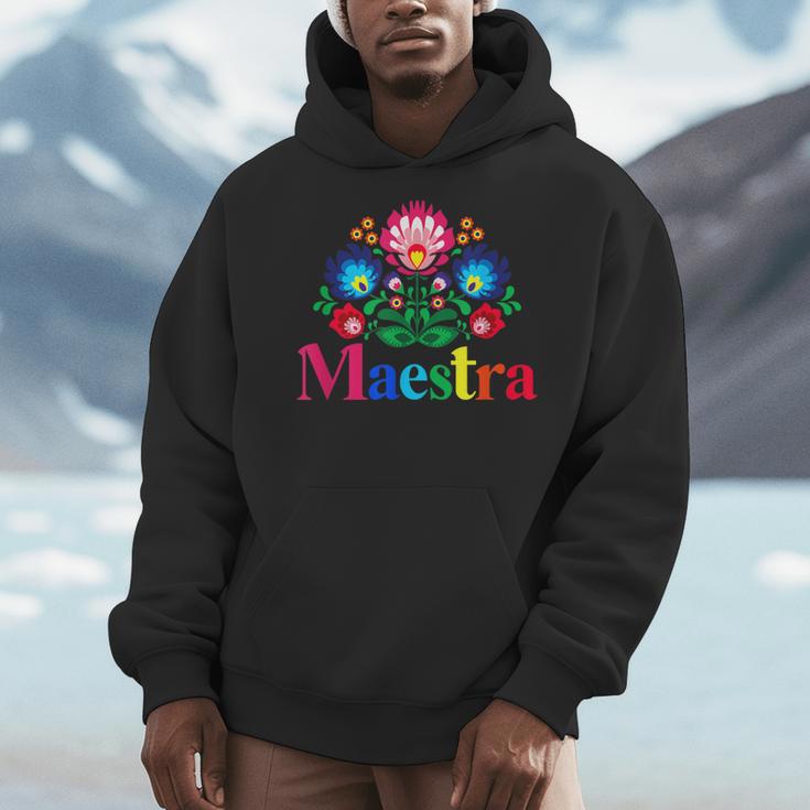 Maestra Proud Spanish Teacher Bilingual Teacher Latina Men Hoodie, funny design Maestra Proud Spanish Teacher Bilingual Teacher Latina Men Hoodie, funny design