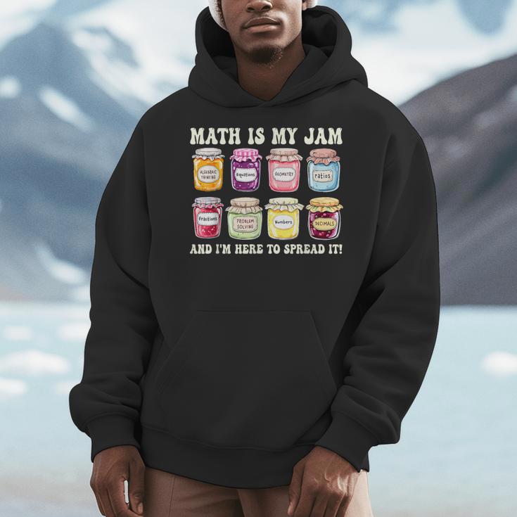 Math Is My Jam And Im Here To Spread It Math Teacher Men Hoodie, funny design Math Is My Jam And Im Here To Spread It Math Teacher Men Hoodie, funny design