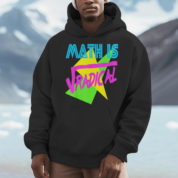 Math Is Radical Retro 80s Vintage Algebra Teacher Men Hoodie, funny design Math Is Radical Retro 80s Vintage Algebra Teacher Men Hoodie, funny design