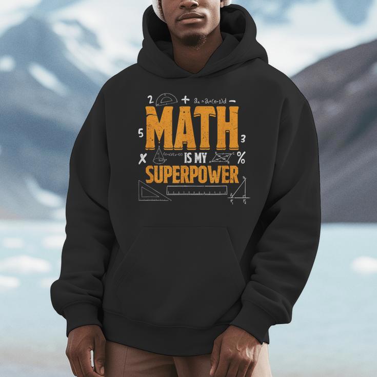 Math Is My Superpower Math Teacher Student Men Hoodie, funny design Math Is My Superpower Math Teacher Student Men Hoodie, funny design