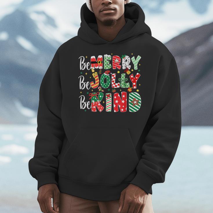 Be Merry Be Jolly Be Kind Merry Christmas Teacher Xmas PJs Men Hoodie, funny design Be Merry Be Jolly Be Kind Merry Christmas Teacher Xmas PJs Men Hoodie, funny design