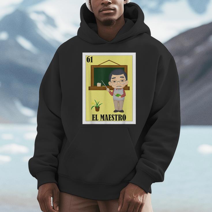 Mexican For Teachers El Maestro Men Hoodie, funny design Mexican For Teachers El Maestro Men Hoodie, funny design