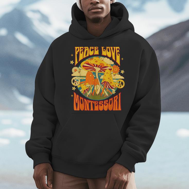 Montessori School Montessori Teacher Peace Love Montessori For Men Women Men Hoodie, funny design Montessori School Montessori Teacher Peace Love Montessori For Men Women Men Hoodie, funny design
