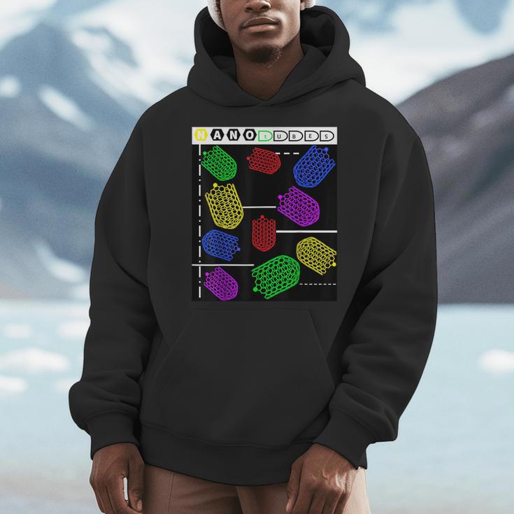 Nerdy Forms Nanotubes Chemistry Teacher Geek Men Hoodie, funny design