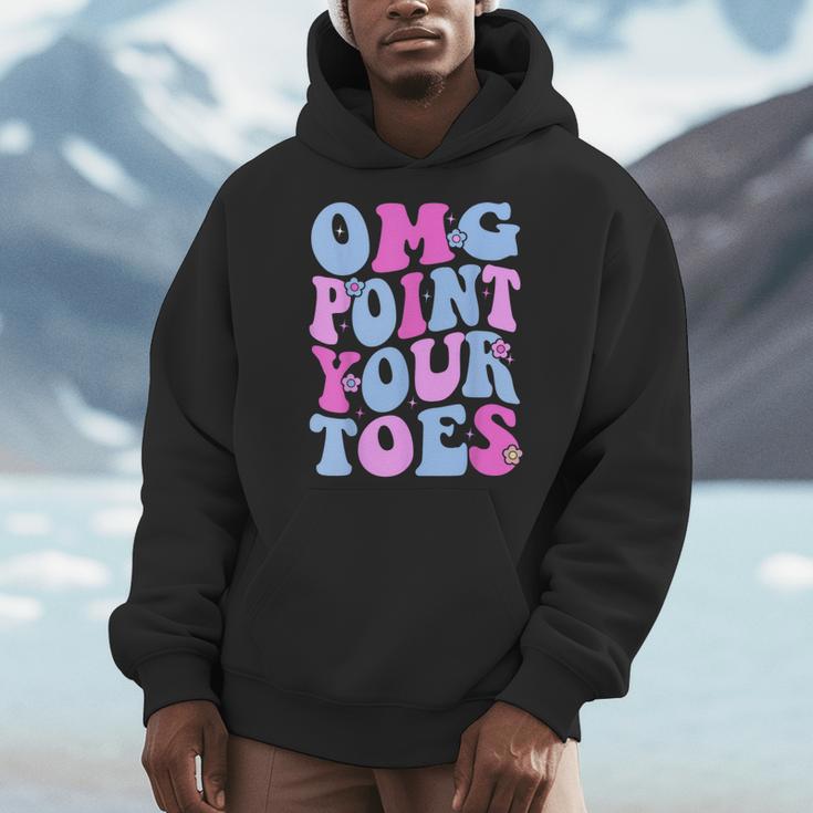 OMG Point Your Toes Dancing Teacher Tap Dancer Dance For Men Women Kids Men Hoodie, funny design