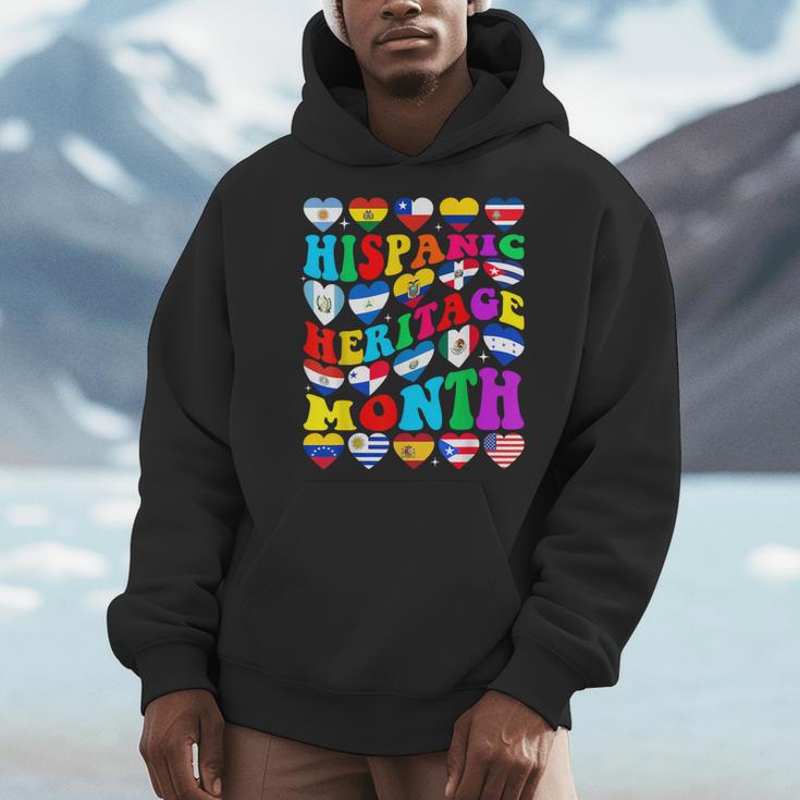 Hispanic Heritage Month 2025 Latino Puerto Rico Teacher Kids Men Hoodie, funny design