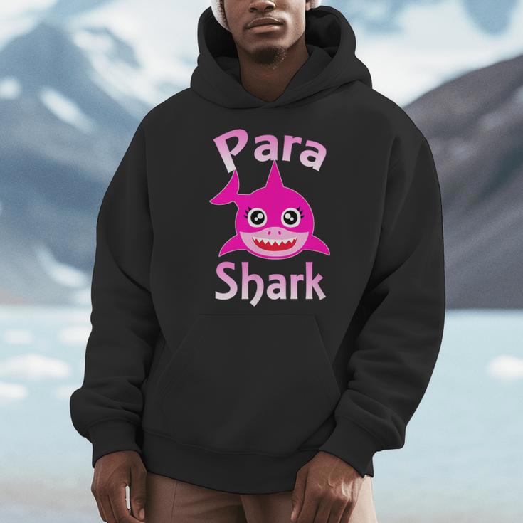 Para Shark Paraprofessional Female Teacher Men Hoodie, funny design Para Shark Paraprofessional Female Teacher Men Hoodie, funny design