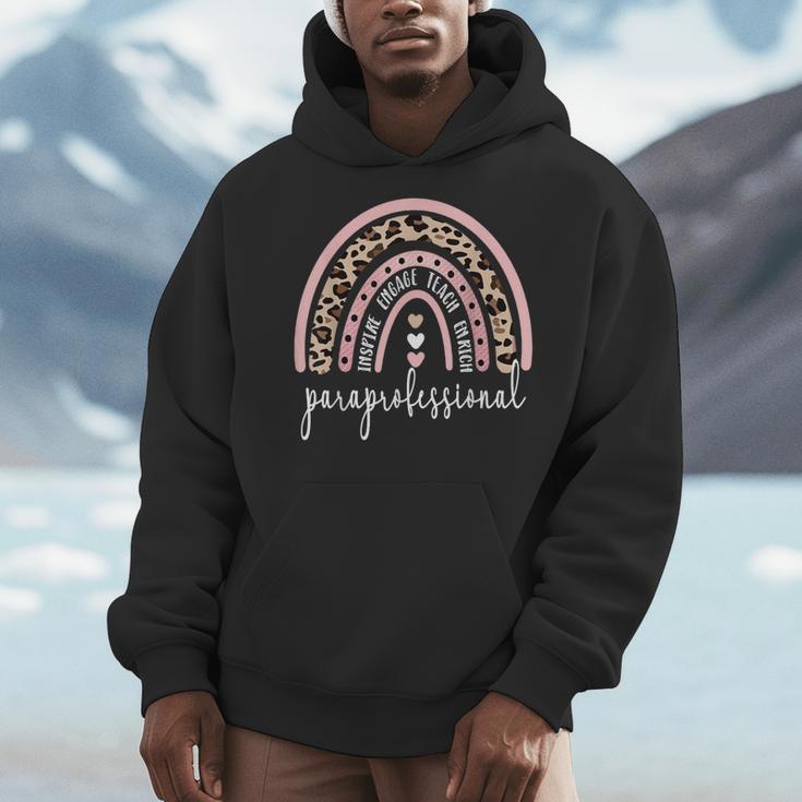 Paraprofessional Rainbow Para Teacher Parapro Men Hoodie, funny design Paraprofessional Rainbow Para Teacher Parapro Men Hoodie, funny design