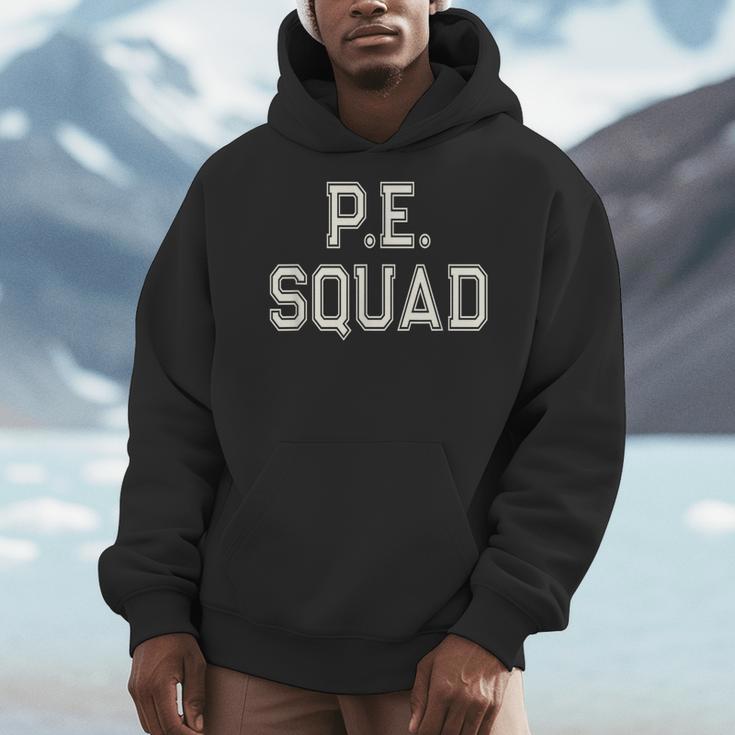 PE SQUAD Physical Education PE Teacher Team Kids Gym Crew Men Hoodie, Pe Teacher Gifts, funny design PE SQUAD Physical Education PE Teacher Team Kids Gym Crew Men Hoodie, Pe Teacher Gifts, funny design