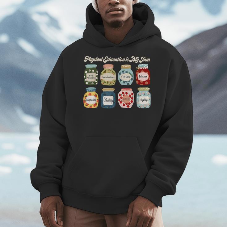 Physical Education Is My Jam Sports PE Coach Teacher Men Hoodie, Pe Teacher Gifts, funny design Physical Education Is My Jam Sports PE Coach Teacher Men Hoodie, Pe Teacher Gifts, funny design