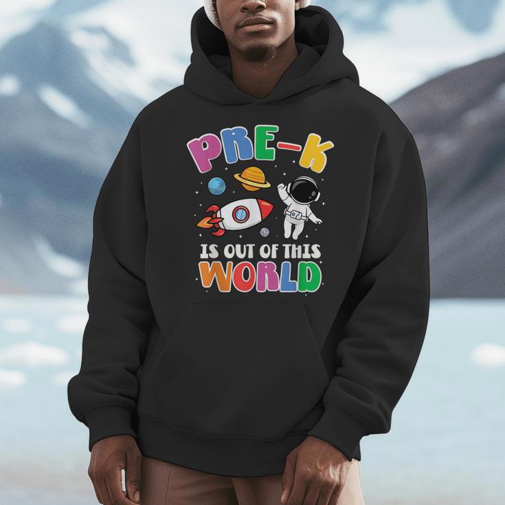Pre-K Student Teacher Astronaut Space Back To School Men Hoodie, funny design Pre-K Student Teacher Astronaut Space Back To School Men Hoodie, funny design