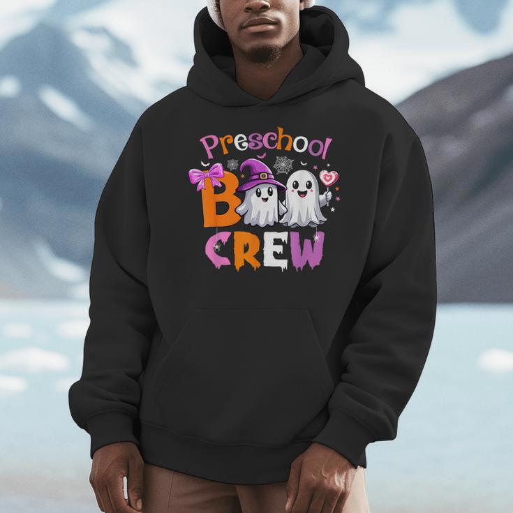 Preschool Boo Crew Preschool Halloween Costume Teacher Kid Men Hoodie, funny design