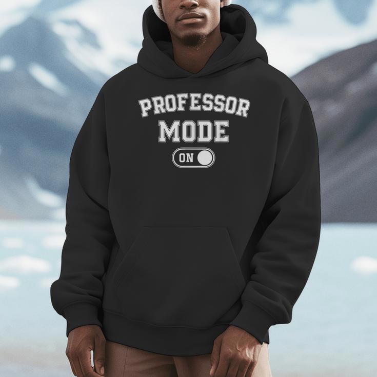 Professor Mode On Academic Educator Teacher Men Hoodie, funny design Professor Mode On Academic Educator Teacher Men Hoodie, funny design