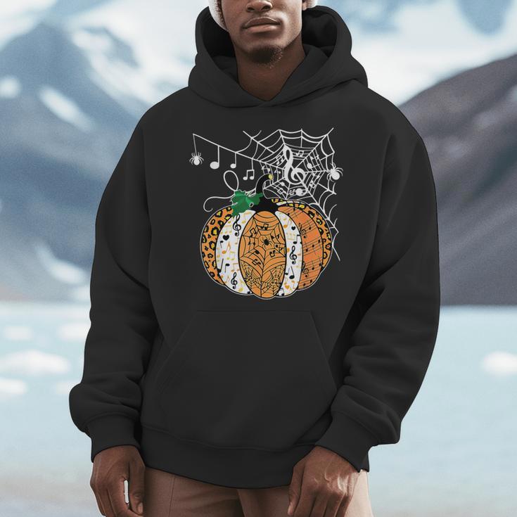 Pumpkin Music Teacher Halloween Fall Music Notes Autumn Men Hoodie, funny design Pumpkin Music Teacher Halloween Fall Music Notes Autumn Men Hoodie, funny design