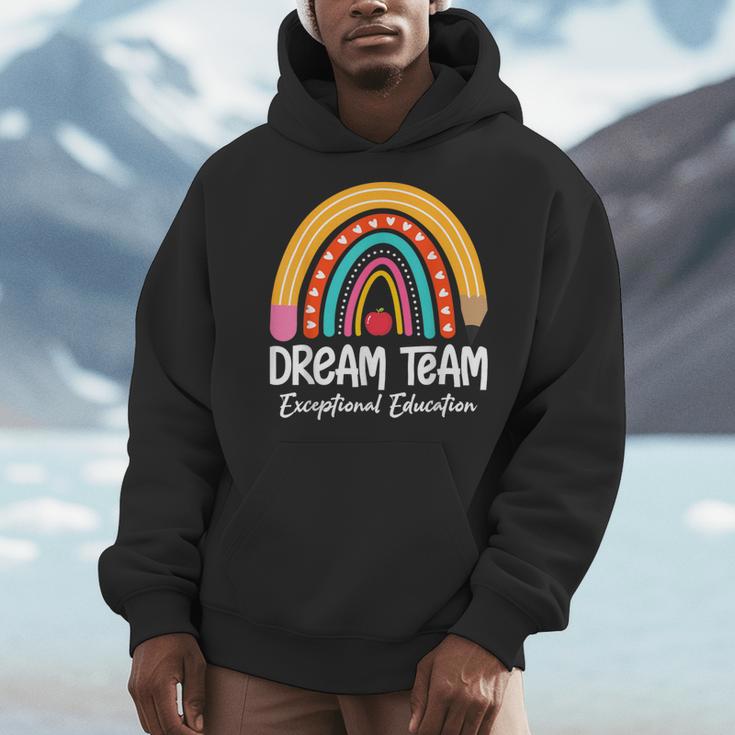 Rainbow Pencil Dream Exceptional Education Team SPED Teacher Men Hoodie, funny design Rainbow Pencil Dream Exceptional Education Team SPED Teacher Men Hoodie, funny design