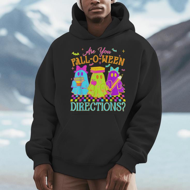 Retro Are You Falloween Direction Teacher Spooky Halloween Men Hoodie, funny design Retro Are You Falloween Direction Teacher Spooky Halloween Men Hoodie, funny design