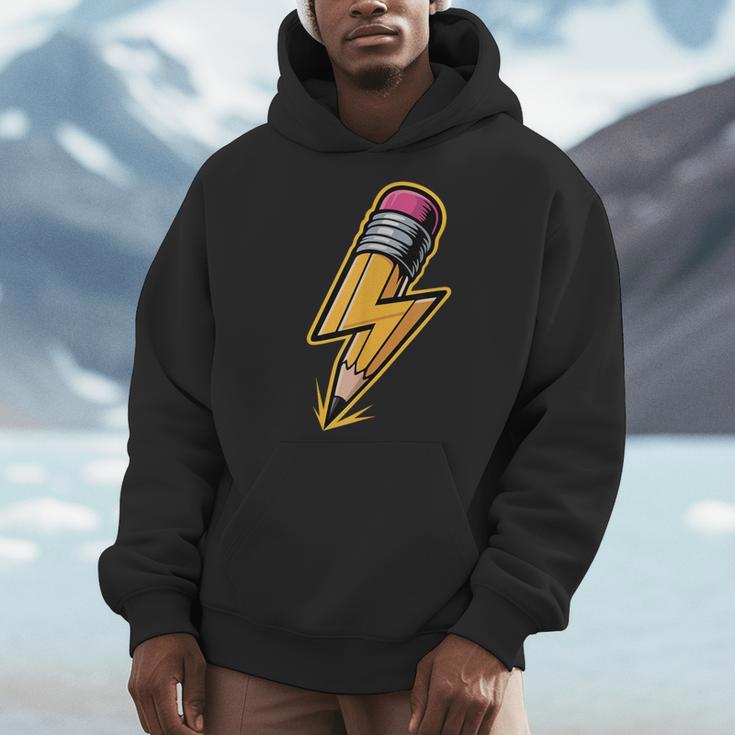 Retro Pencil Pencil Back To School Teacher Student Men Hoodie, funny design Retro Pencil Pencil Back To School Teacher Student Men Hoodie, funny design