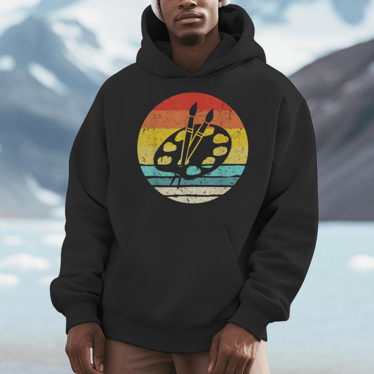 Retro Vintage Paint Palette Costume Artist Art Teacher Men Women Men Hoodie, funny design Retro Vintage Paint Palette Costume Artist Art Teacher Men Women Men Hoodie, funny design
