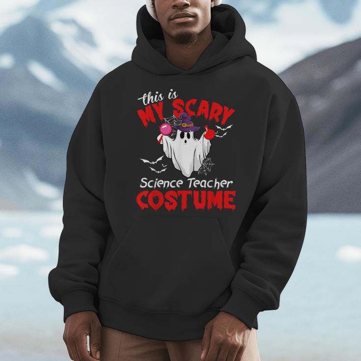 This Is My Scary Science Teacher Costume Ghost Halloween Men Hoodie, Science Teacher Gifts, funny design