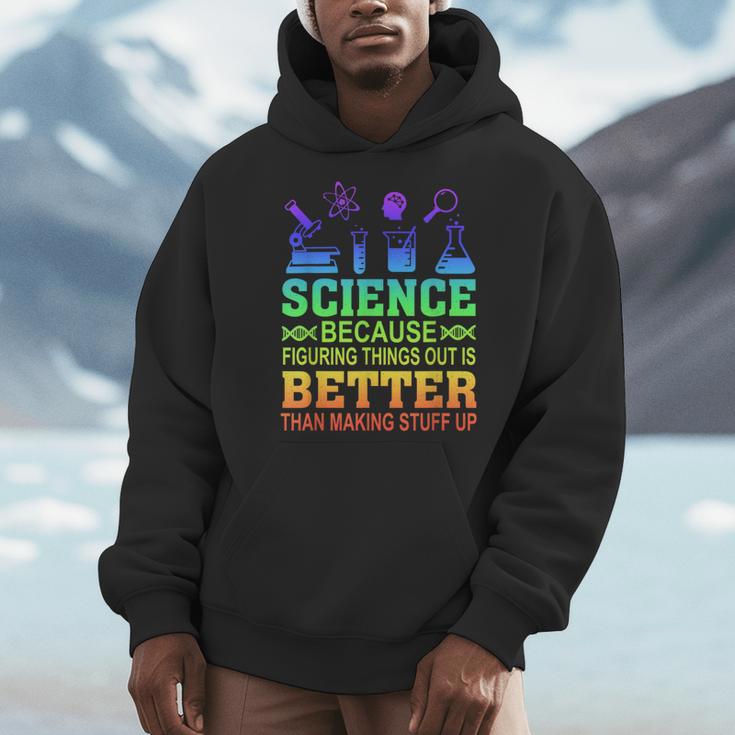 Science Teacher Because Figuring Things Out Is Better Than Men Hoodie, Science Teacher Gifts, funny design