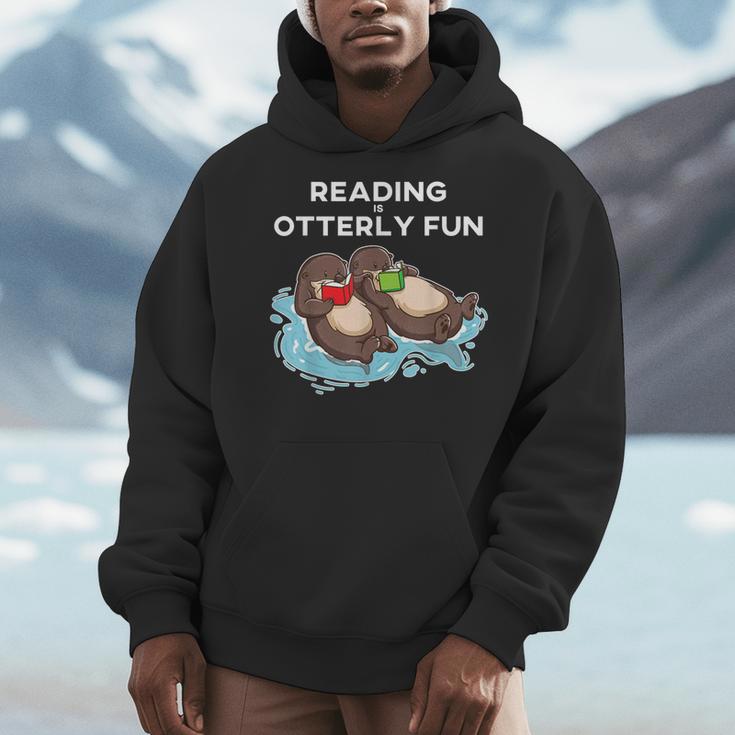Sea Otter Book Reading Shirt For Bookworm Teachers Men Hoodie, funny design Sea Otter Book Reading Shirt For Bookworm Teachers Men Hoodie, funny design