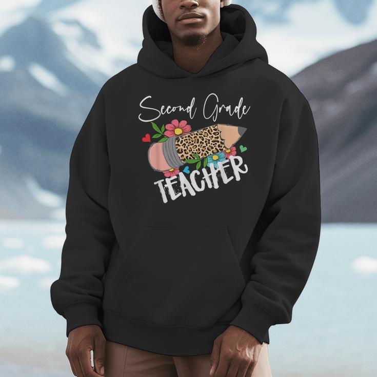 Second Grade Teacher Leopard Pencil 2nd Grade Women Teacher Men Hoodie, 2nd Grade Teacher Gifts, funny design Second Grade Teacher Leopard Pencil 2nd Grade Women Teacher Men Hoodie, 2nd Grade Teacher Gifts, funny design