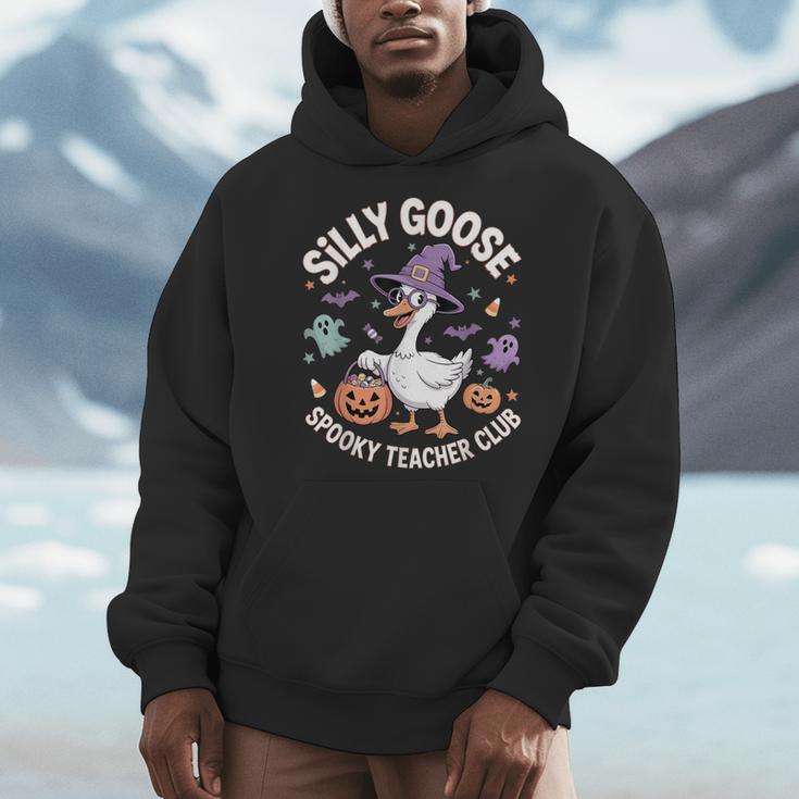 Silly Goose Spooky Teacher Club Halloween Witch Ghost Men Hoodie, funny design Silly Goose Spooky Teacher Club Halloween Witch Ghost Men Hoodie, funny design
