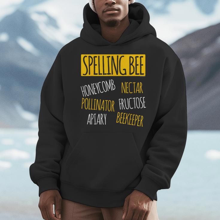 Spelling Bee Halloween Pun Costume Beekeeper Teacher Men Hoodie, funny design
