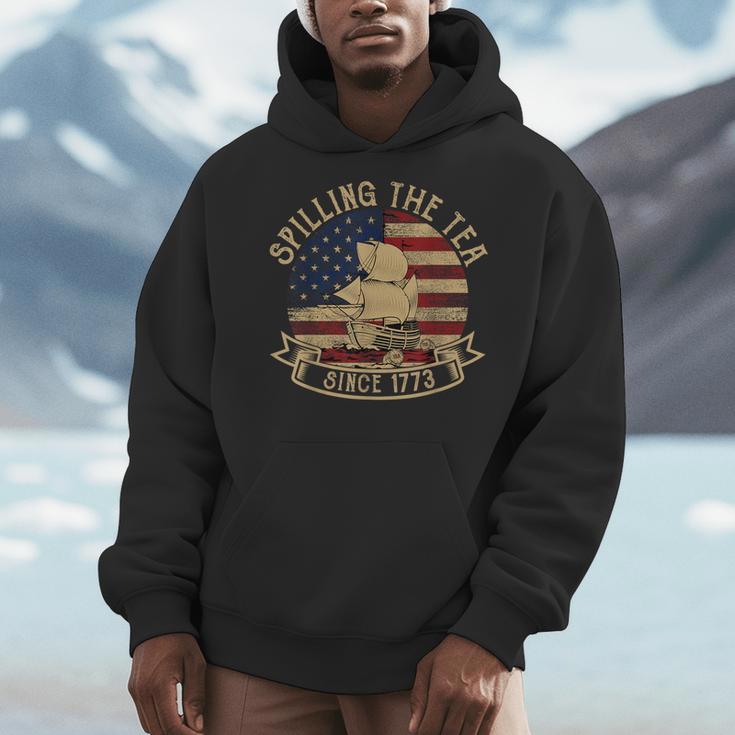 Spilling The Tea Since 1773 American History Teacher Vintage Men Hoodie, History Teacher Gifts, funny design Spilling The Tea Since 1773 American History Teacher Vintage Men Hoodie, History Teacher Gifts, funny design
