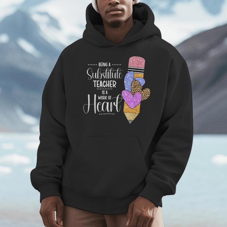 Being A Substitute Teacher Substitute Teaching Men Hoodie, funny design