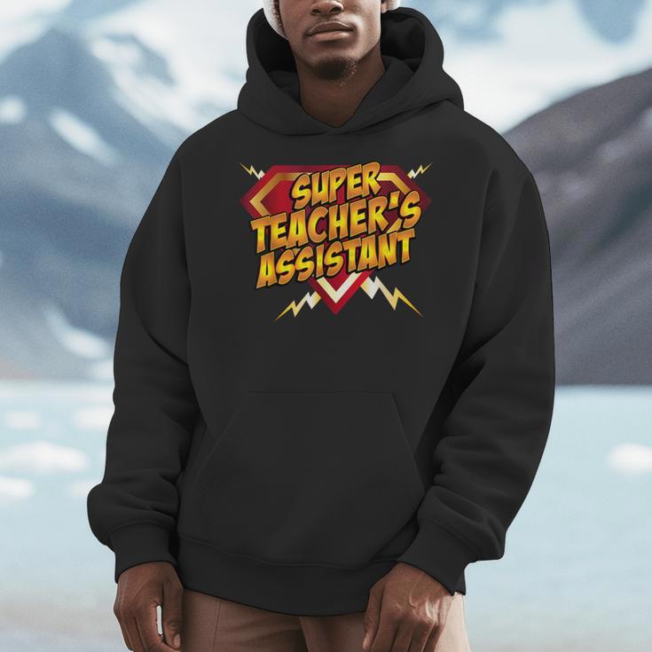 Super Teacher's Assistant Educational Superhero Men Hoodie, funny design Super Teacher's Assistant Educational Superhero Men Hoodie, funny design
