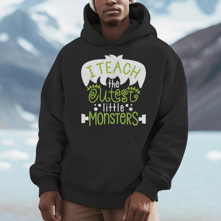I Teach The Cutest Little Monsters Halloween Teacher Spooky Men Hoodie, funny design I Teach The Cutest Little Monsters Halloween Teacher Spooky Men Hoodie, funny design