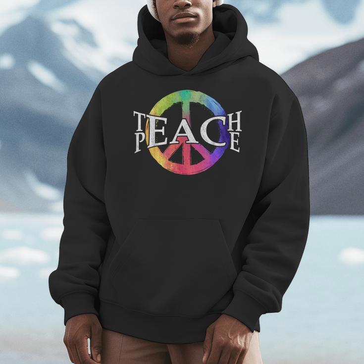 Teach Peace For Teachers And Educators Counselor Men Hoodie, funny design Teach Peace For Teachers And Educators Counselor Men Hoodie, funny design