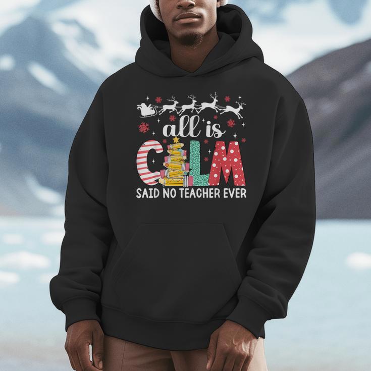 Teacher All Calm Said No Teacher Christmas Pencil Tree Men Hoodie, funny design Teacher All Calm Said No Teacher Christmas Pencil Tree Men Hoodie, funny design