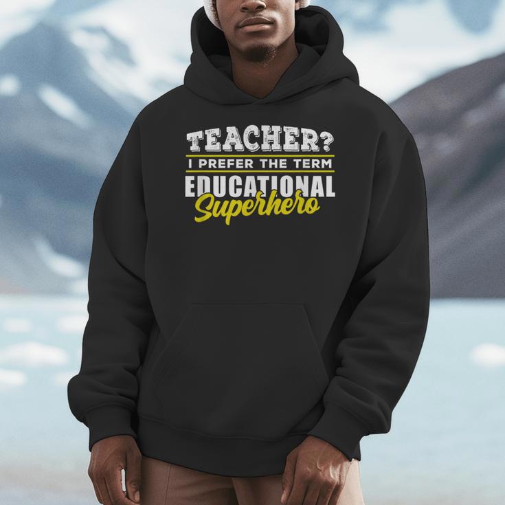 Teacher Educational Superhero School Teachers Men Hoodie, funny design Teacher Educational Superhero School Teachers Men Hoodie, funny design