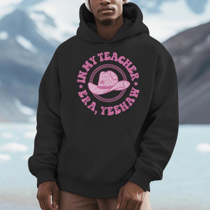 In My Teacher Era Yeehaw Pink Teacher Western Cowgirl Men Hoodie, funny design In My Teacher Era Yeehaw Pink Teacher Western Cowgirl Men Hoodie, funny design