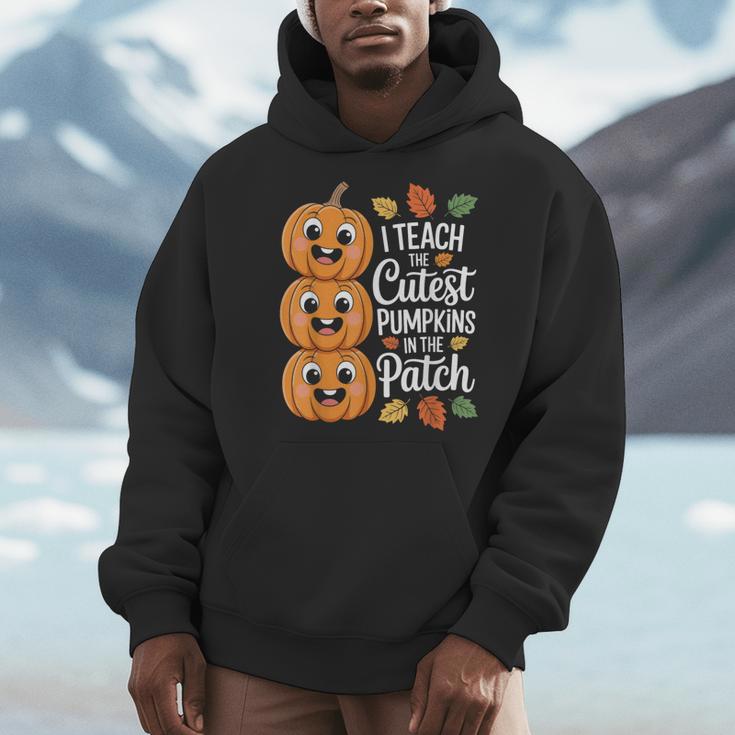Teacher Halloween Tshirts I Teach The Cutest Pumpkins Men Hoodie, funny design