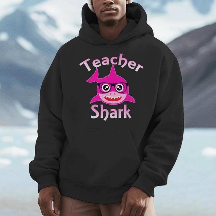 Teacher Shark Female Teacher Men Hoodie, funny design Teacher Shark Female Teacher Men Hoodie, funny design