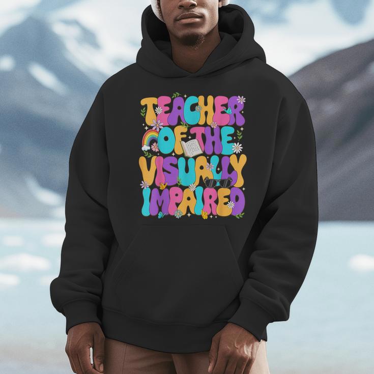 Teacher Of The Visually Impaired Blindness Awareness Men Hoodie, funny design Teacher Of The Visually Impaired Blindness Awareness Men Hoodie, funny design