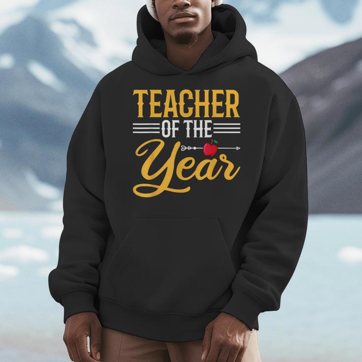 Teacher Of The Year Men Women Teachers Men Hoodie, funny design