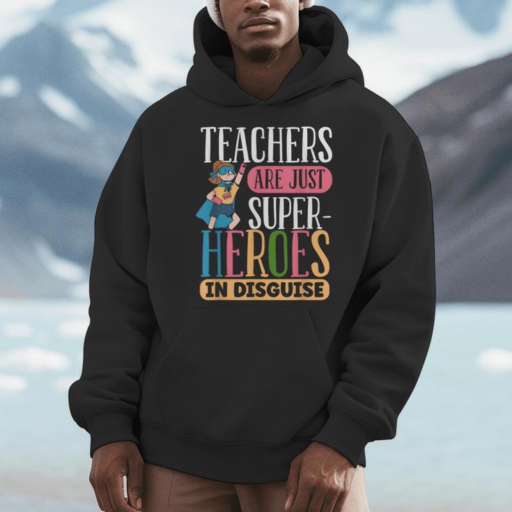 Teachers Are Just Superheroes In Disguise Back To School Men Hoodie, funny design Teachers Are Just Superheroes In Disguise Back To School Men Hoodie, funny design