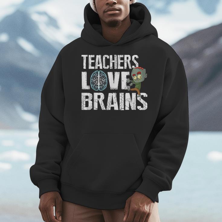 Teachers Love Brains Zombie Halloween Hilarious Men Hoodie, funny design Teachers Love Brains Zombie Halloween Hilarious Men Hoodie, funny design