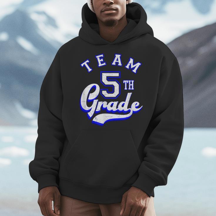 Team 5th Grade Fifth For Teacher Or Students Men Hoodie, funny design