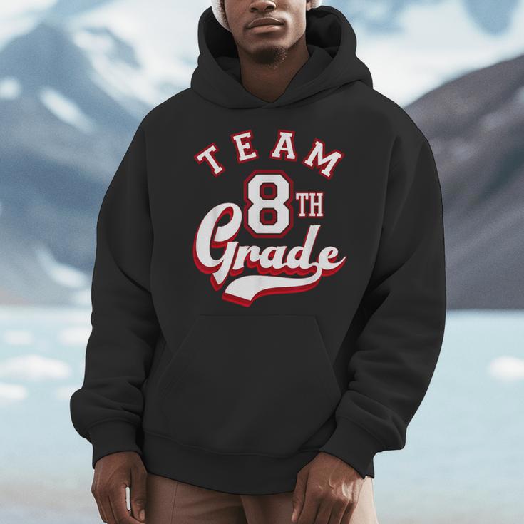 Team 8th Grade Eighth For Teacher Or Students For Men Women Girls Kids Men Hoodie, funny design