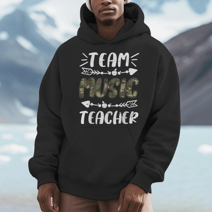 Team Music Teacher Camo Teacher Student Back To School Men Hoodie, funny design Team Music Teacher Camo Teacher Student Back To School Men Hoodie, funny design